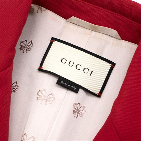 gucci floral wool jacket|gucci coat with pearl buttons.